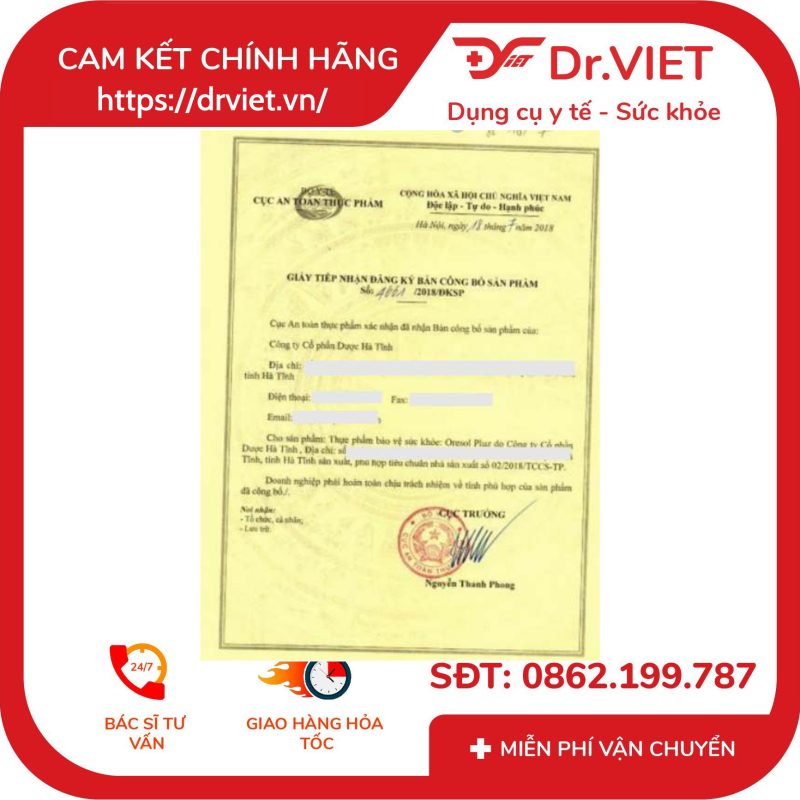 Alternative view of Viên sủi Oresol Pluz Hadiphar giúp bù chất điện giải