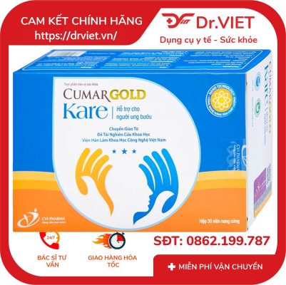 CumarGold Kare CVI Pharma hỗ trợ giảm ung bướu 30 viên