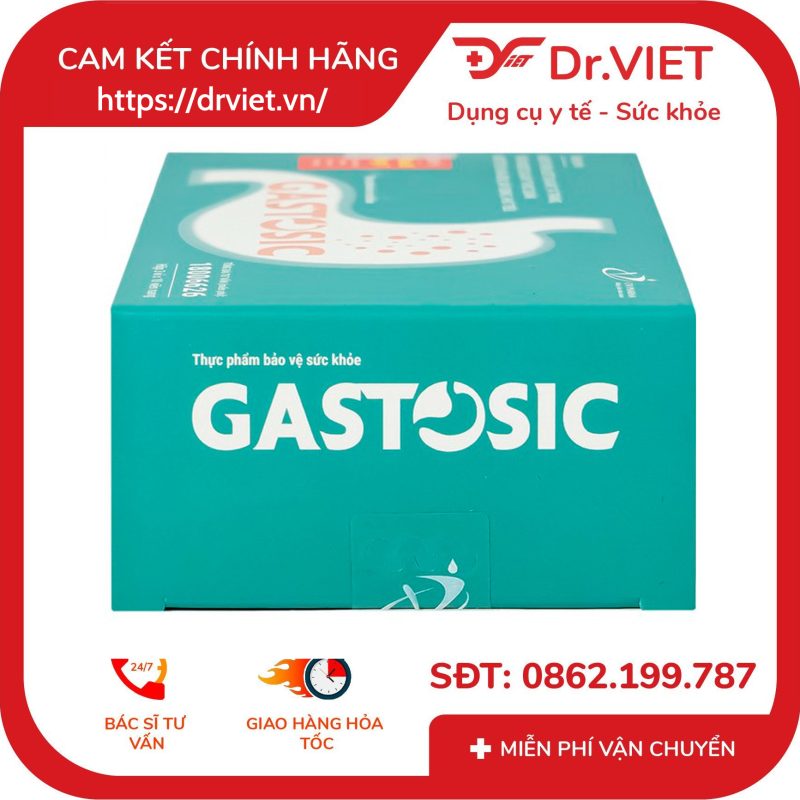 Viên uống Gastosic hỗ trợ tiêu hóa hộp 3 vỉ 12 Viên uống Gastosic hỗ trợ tiêu hóa hộp 3 vỉ