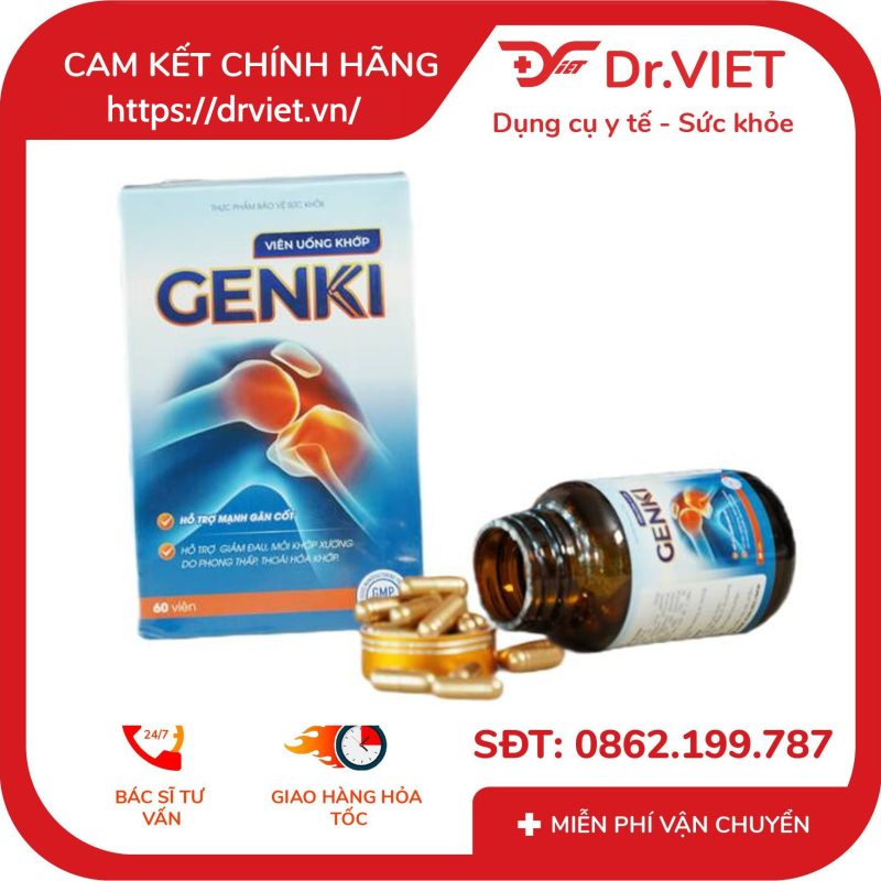 Viên uống khớp Genki hỗ trợ gân cốt