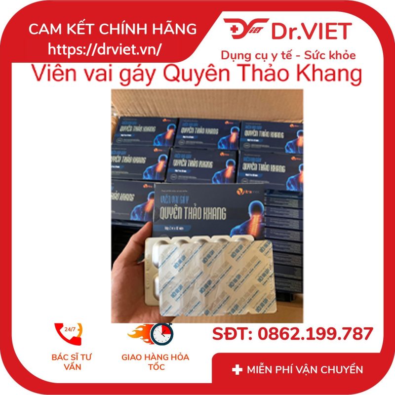 Viên vai gáy Quyên Thảo Khang Vitramec 7 Viên vai gáy Quyên Thảo Khang Vitramec