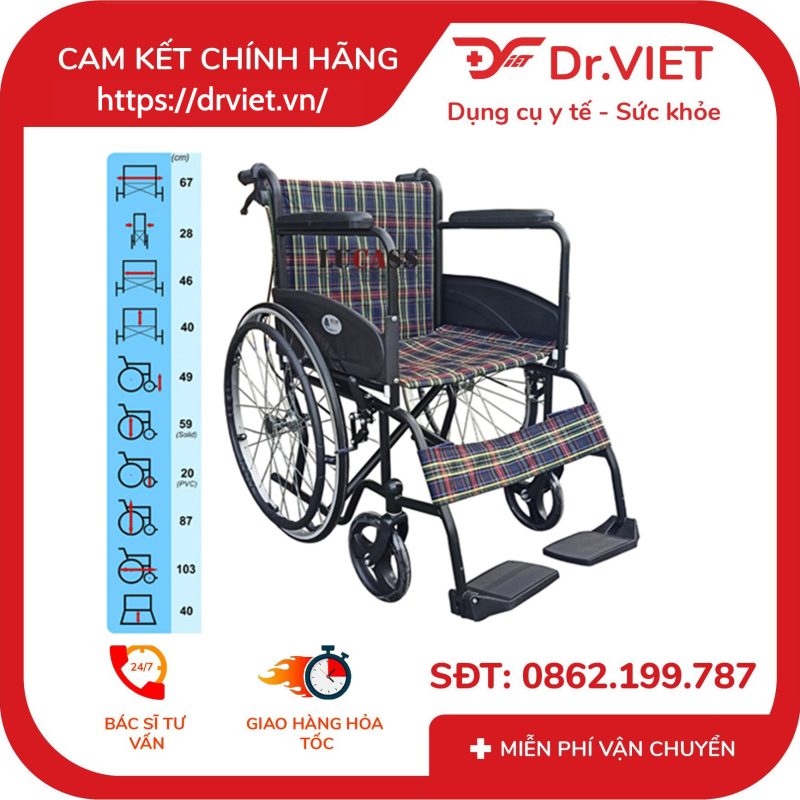 Xe Lăn Tay Lucass X-75 12 Xe Lăn Tay Lucass X-75