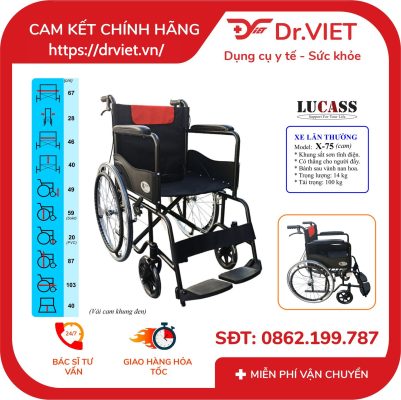 Xe Lăn Tay Lucass X-75 19 Xe Lăn Tay Lucass X-75