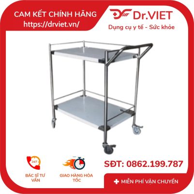 Xe đẩy dụng cụ inox DCG-38 50*80