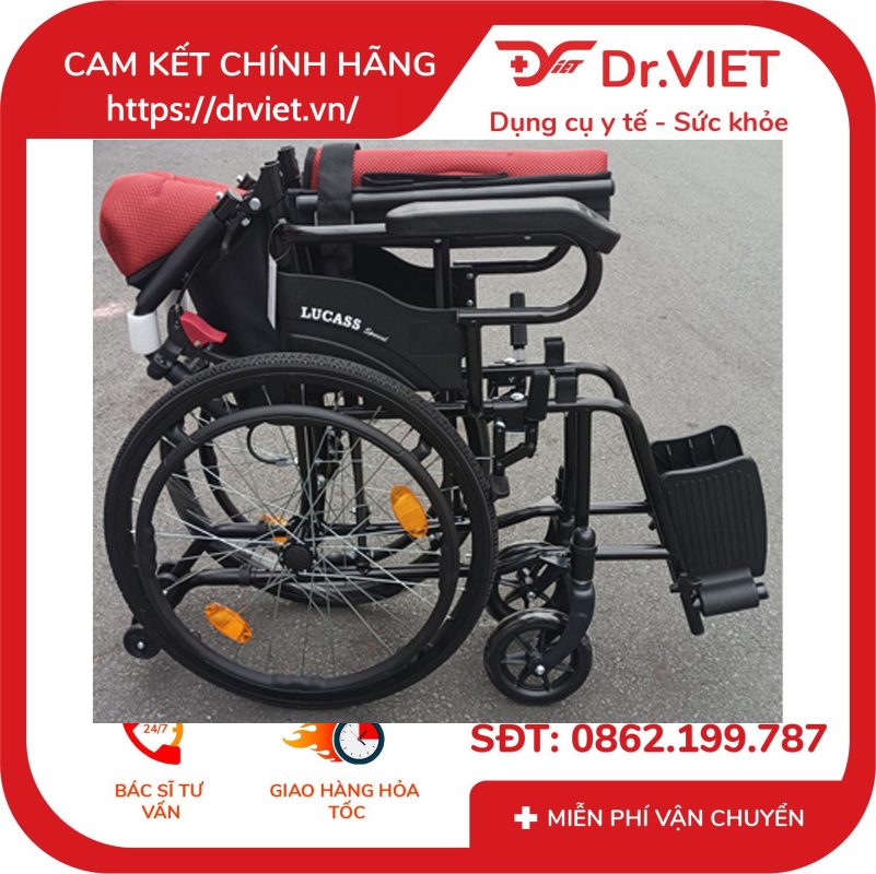 Xe lăn Lucass X-600 16 Xe lăn Lucass X-600