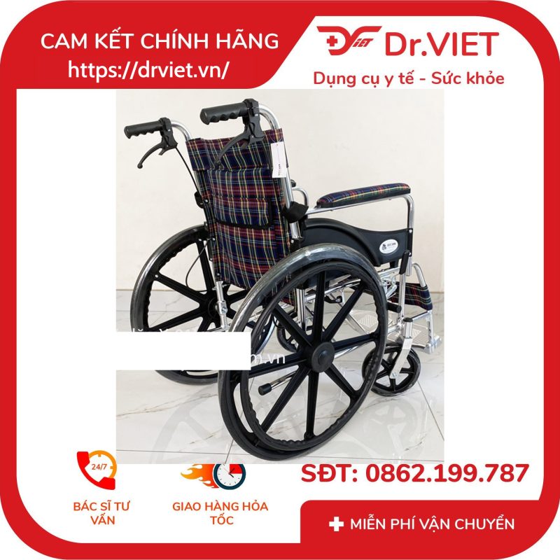 Xe lăn nhôm Lucass X-91L 13 Xe lăn nhôm Lucass X-91L