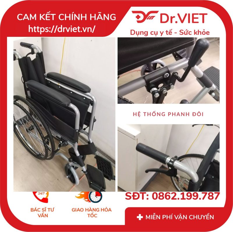 Xe lăn Yuwell H007