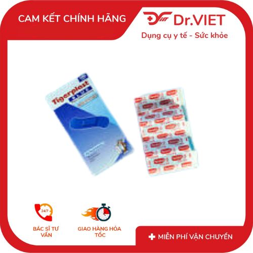 Băng keo cá nhân kim loại TigerPlast Blue