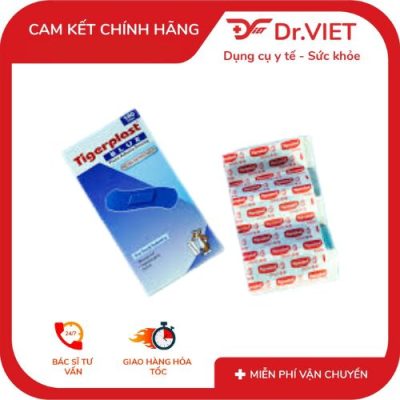 Băng keo cá nhân kim loại TigerPlast Blue
