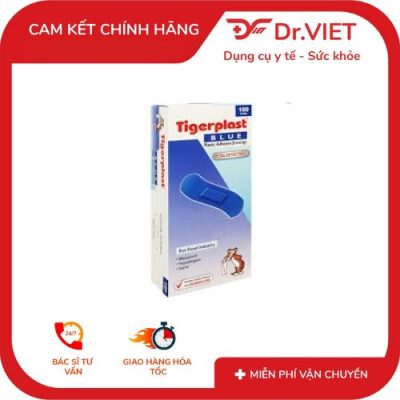Băng keo cá nhân kim loại TigerPlast Blue
