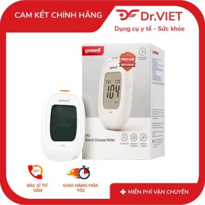 Giải pháp theo dõi sức khỏe tại nhà cùng máy đo huyết áp BP A5 tiện lợi 4 Máy đo đường huyết Yuwell 582 – Giải pháp theo dõi đường huyết chính xác, tiện lợi tại nhà