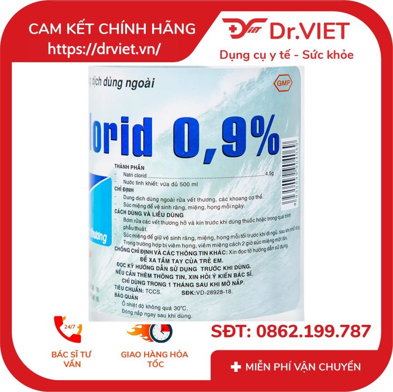 Dung dịch Natri Clorid Pharmedic 0.9% 500ml 12 Dung dịch Natri Clorid Pharmedic 0.9% 500ml