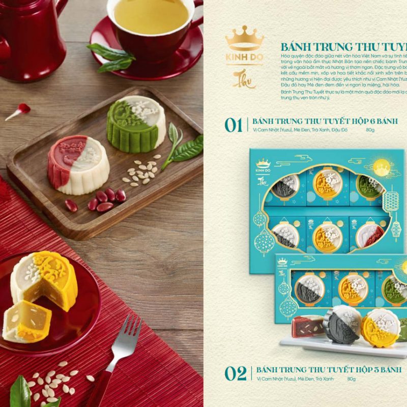 Dòng bánh trung thu KINH ĐÔ Lava 4 loại
