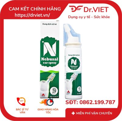 Dung dịch xịt vệ sinh tai Nebusal Ear Spray