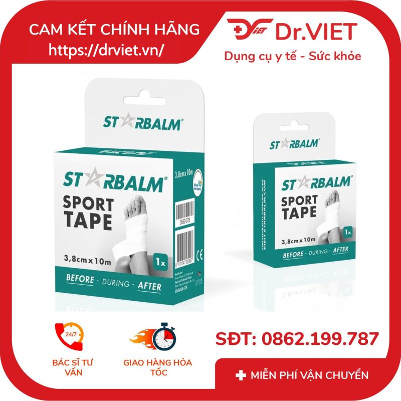 Băng Vải Thể Thao Sport Tape STARBALM 14 Băng Vải Thể Thao Sport Tape STARBALM