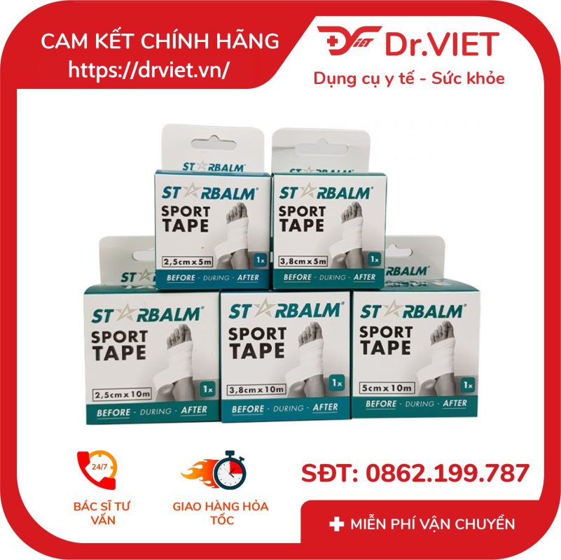 Băng Vải Thể Thao Sport Tape STARBALM 21 Băng Vải Thể Thao Sport Tape STARBALM
