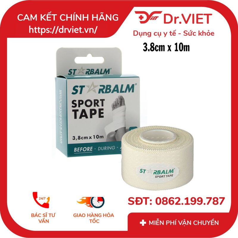 Băng Vải Thể Thao Sport Tape STARBALM 16 Băng Vải Thể Thao Sport Tape STARBALM