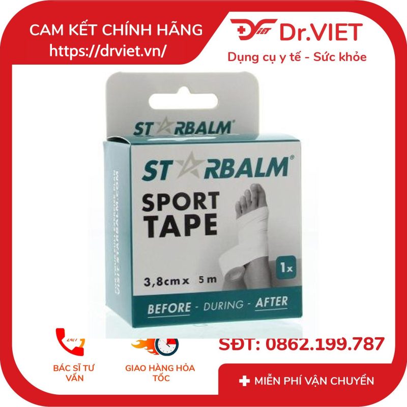 Băng Vải Thể Thao Sport Tape STARBALM 20 Băng Vải Thể Thao Sport Tape STARBALM