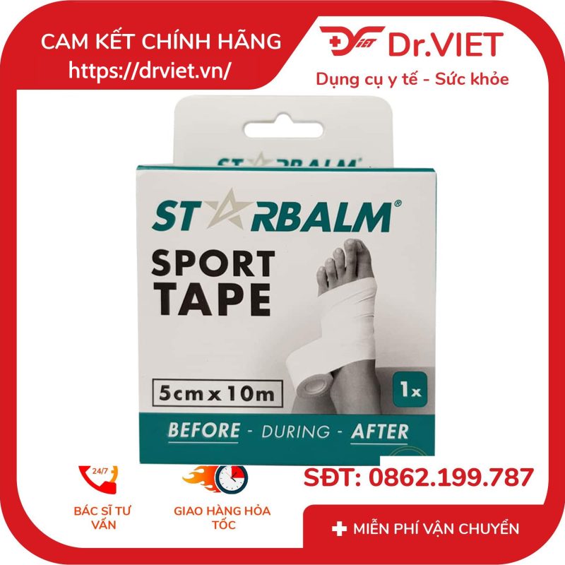 Băng Vải Thể Thao Sport Tape STARBALM 19 Băng Vải Thể Thao Sport Tape STARBALM