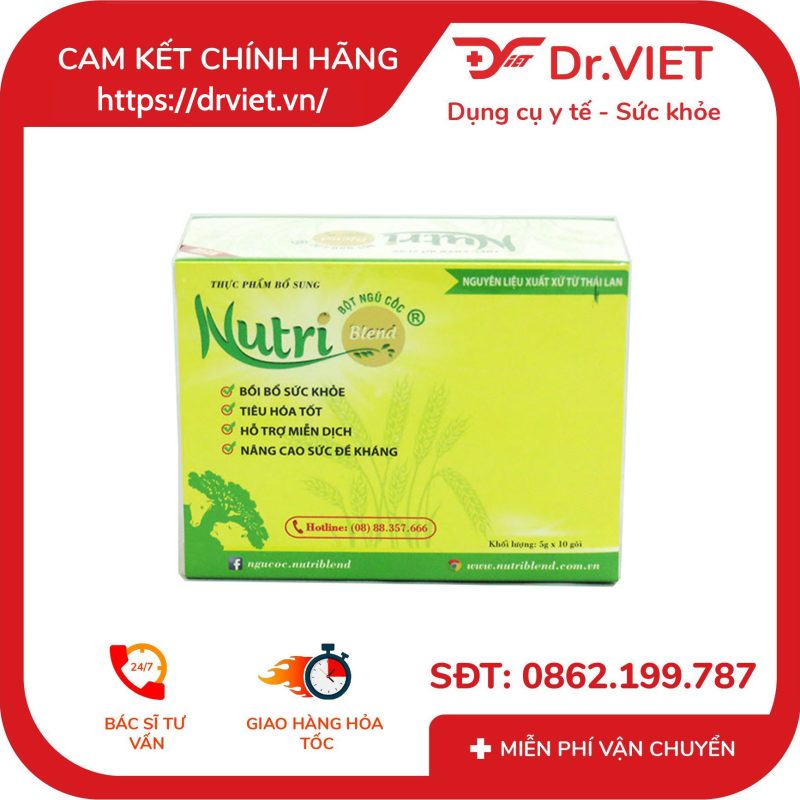 Bột ngũ cốc Nutri Blend hỗ trợ tiêu hoá 13 Bột ngũ cốc Nutri Blend hỗ trợ tiêu hoá