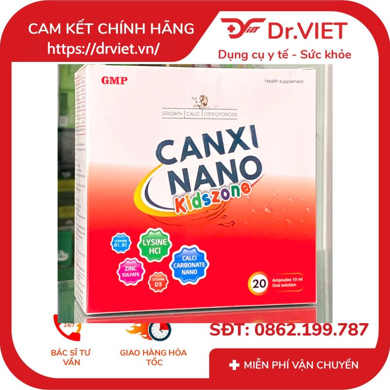 Canxi Nano Kidszone hỗ trợ bổ sung calci 9 Canxi Nano Kidszone hỗ trợ bổ sung calci