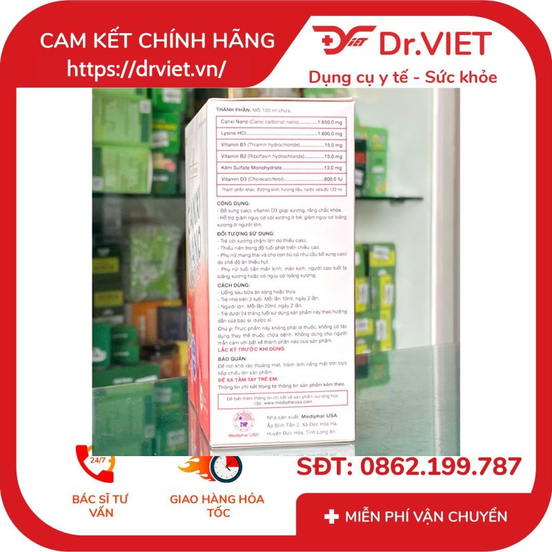 Canxi Nano Kidszone hỗ trợ bổ sung calci 11 Canxi Nano Kidszone hỗ trợ bổ sung calci