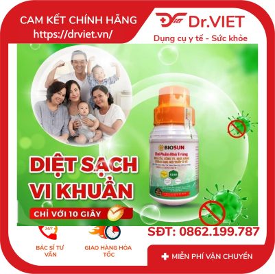Chế phẩm khử trùng sinh học Biosun S100 chai 500ml
