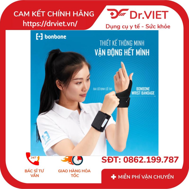 Đai nẹp cổ tay Bonbone Wrist Supporter 12 Đai nẹp cổ tay Bonbone Wrist Supporter