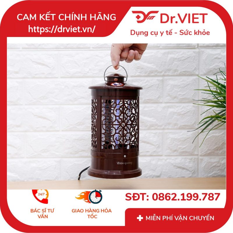 Đèn bắt muỗi Điện Quang ĐQ EML03 BR