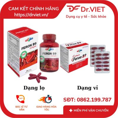 Viên uống FERON B9 Softgels bổ sung sắt 15 Viên uống FERON B9 Softgels bổ sung sắt