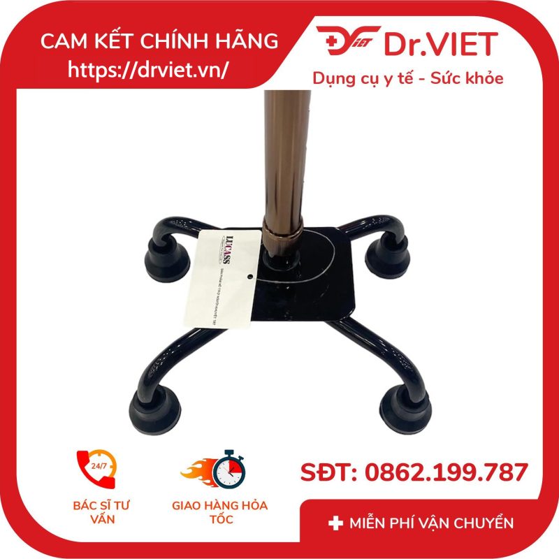 Gậy 4 Chân Cán Cong Lucass B934 11 Gậy 4 Chân Cán Cong Lucass B934