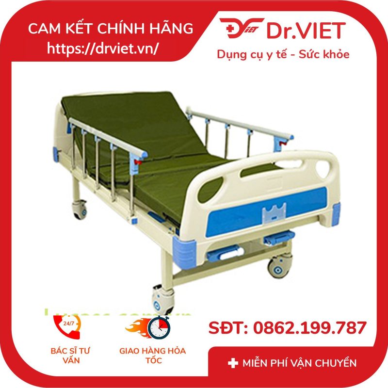 Giường Bệnh Nhân 2 Tay Quay Lucass GB-C2 (GB-9E) 13 Giường Bệnh Nhân 2 Tay Quay Lucass GB-C2 (GB-9E)