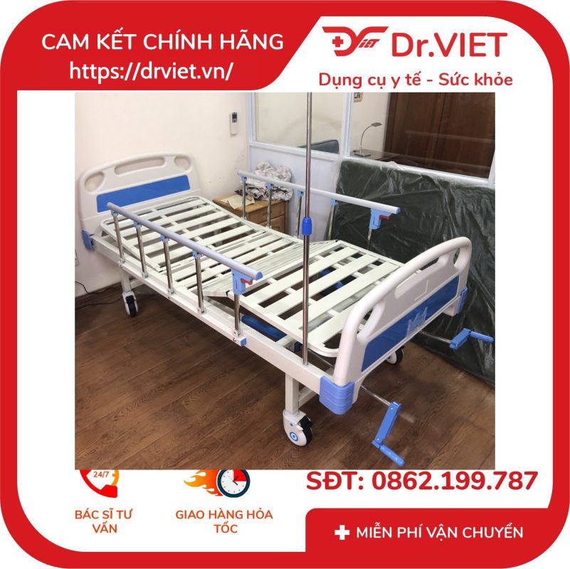 Giường Bệnh Nhân 2 Tay Quay Lucass GB-C2 (GB-9E) 14 Giường Bệnh Nhân 2 Tay Quay Lucass GB-C2 (GB-9E)