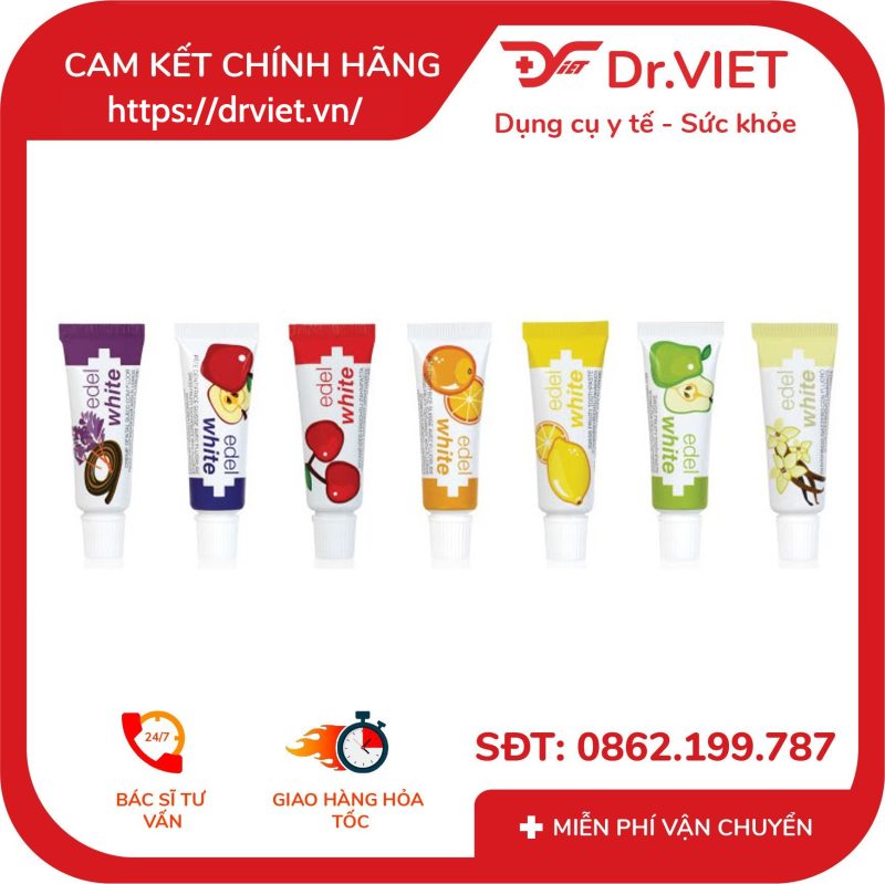 Kem Đánh Răng Trẻ Em Edel+White 7 Früchtli Edelwhite