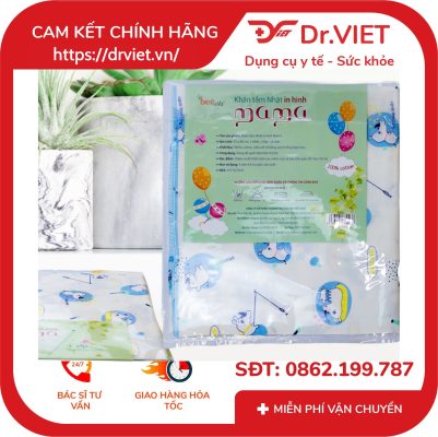 Khăn tắm Nhật sợi mịn Mama thương hiệu BeeVN 4 lớp in hình 13 Khăn tắm Nhật sợi mịn Mama thương hiệu BeeVN 4 lớp in hình