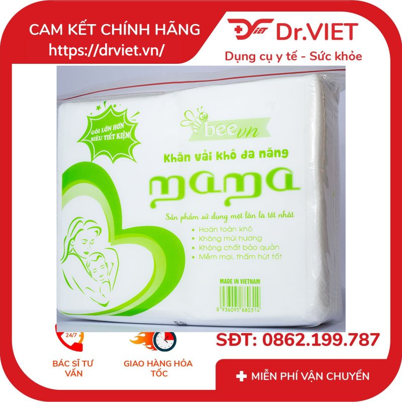 Khăn vải khô đa năng Mama 14 Khăn vải khô đa năng Mama
