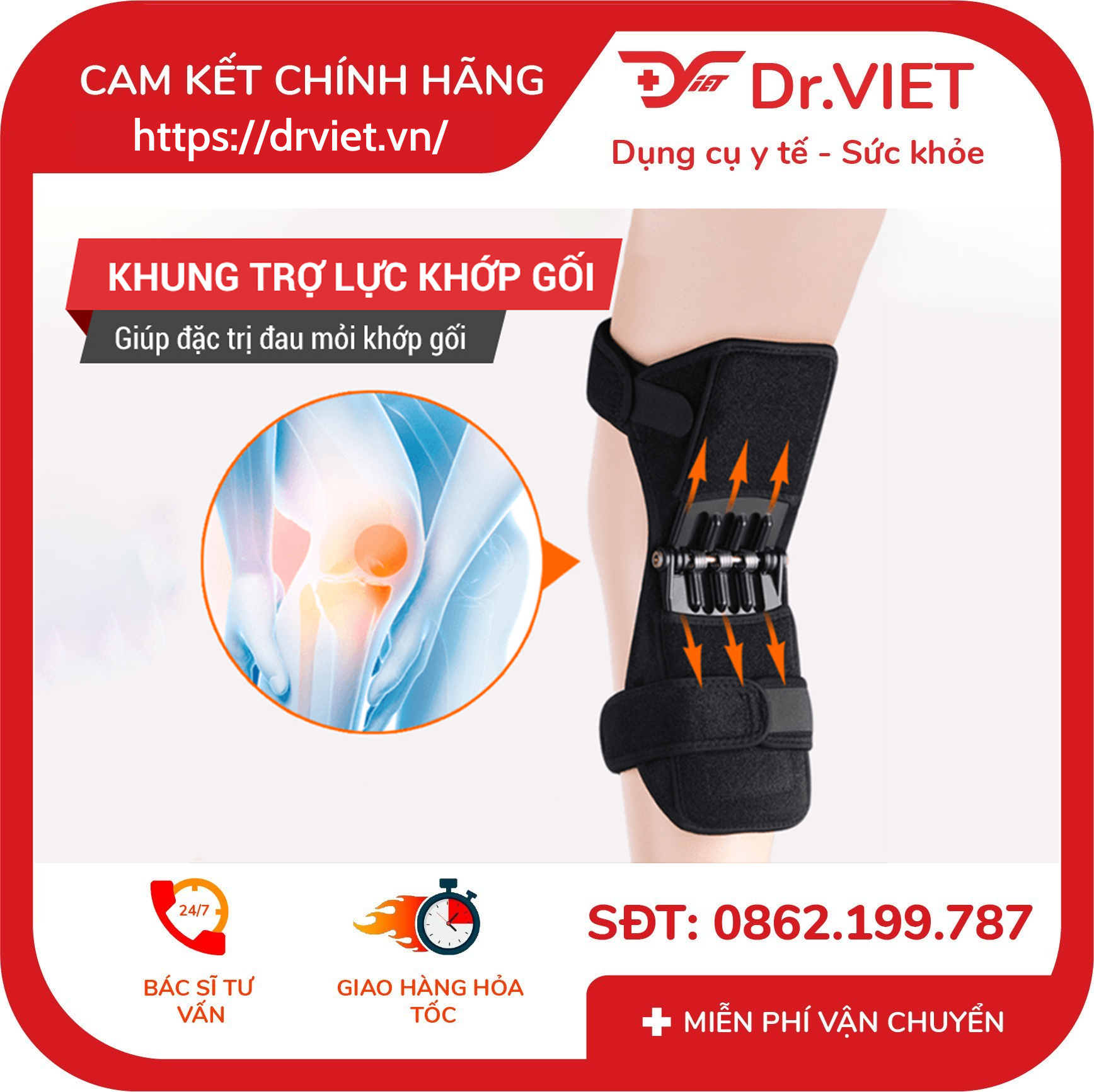 Khung nâng trợ lực đầu gối PowerKnee 6 Khung nâng trợ lực đầu gối PowerKnee