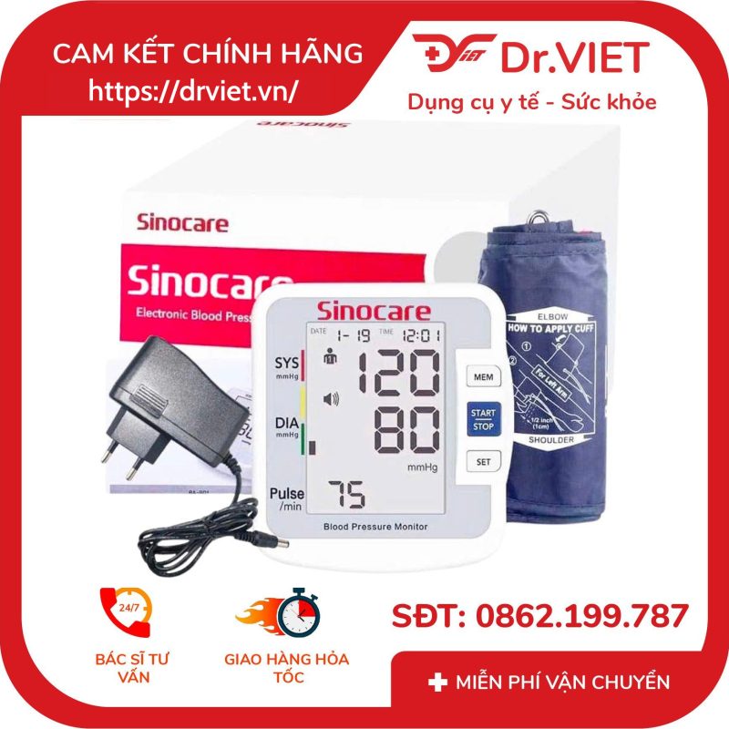 Máy Đo Huyết Áp Sinocare Sinoheart BA-801