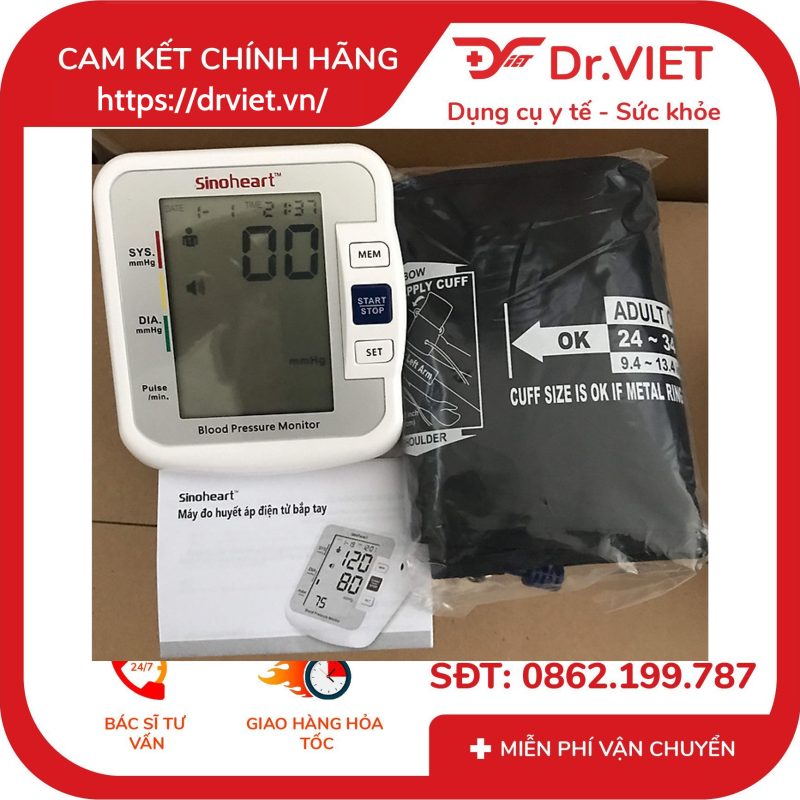 Máy Đo Huyết Áp Sinocare Sinoheart BA-801