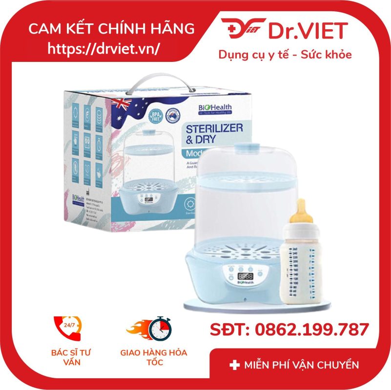 Máy tiệt trùng diệt khuẩn BioHealth Anion và sấy khô BH8920
