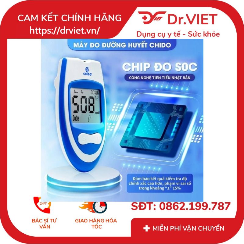 Máy đo đường huyết Chido GLM-79 13 Máy đo đường huyết Chido GLM-79
