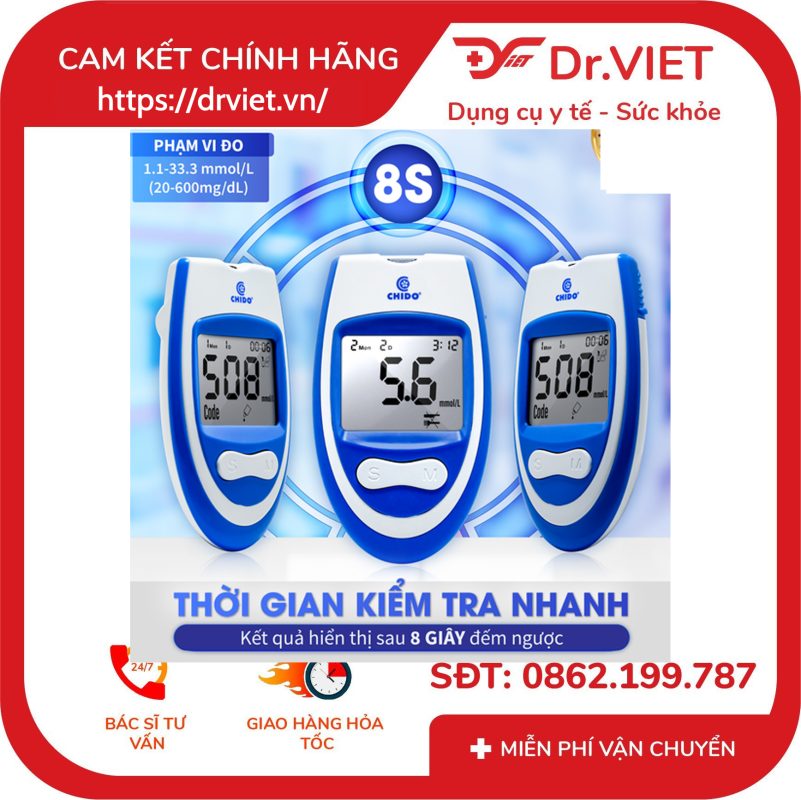 Máy đo đường huyết Chido GLM-79 18 Máy đo đường huyết Chido GLM-79