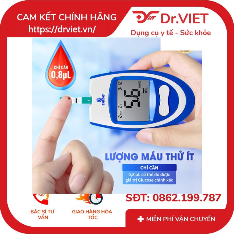 Máy đo đường huyết Chido GLM-79 17 Máy đo đường huyết Chido GLM-79