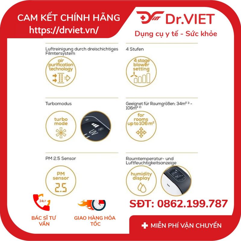 Máy lọc không khí Beurer LR500 15 Máy lọc không khí Beurer LR500