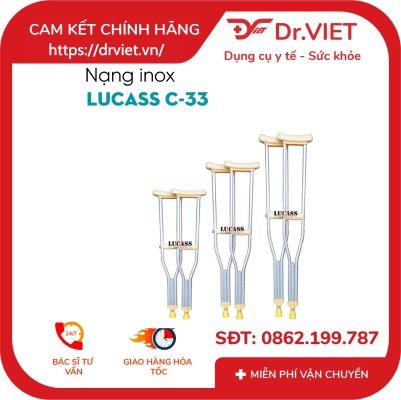 Nạng chống nách Lucass C-33 19 Nạng chống nách Lucass C-33