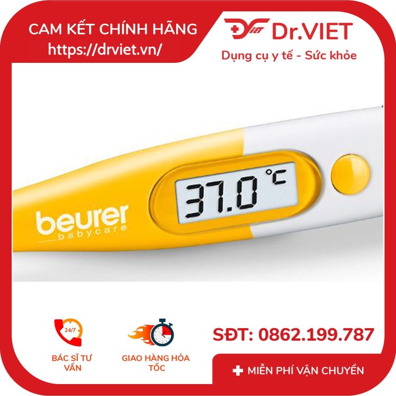 Nhiệt kế điện tử đầu mềm Beurer BY11 11 Nhiệt kế điện tử đầu mềm Beurer BY11