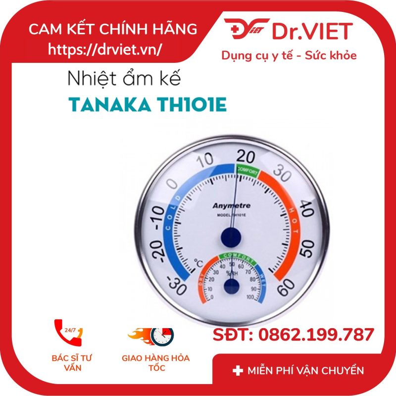 Nhiệt ẩm kế cơ học Tanaka TH101E 9 Nhiệt ẩm kế cơ học Tanaka TH101E