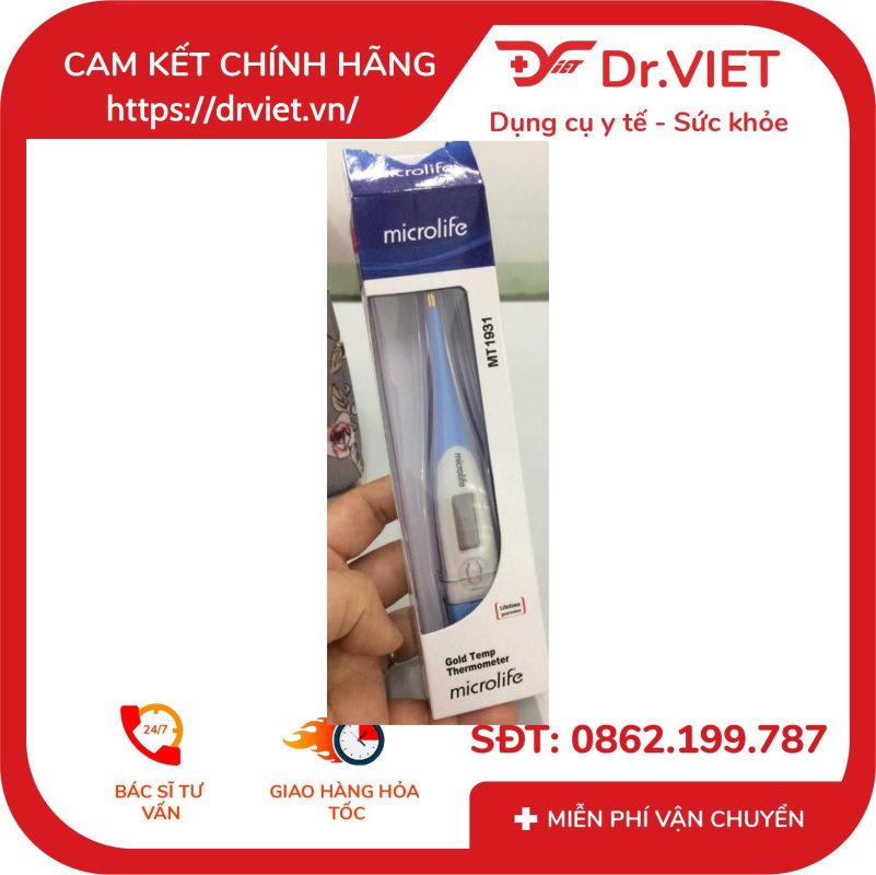 Nhiệt kế điện tử dạng bút Microlife MT 1931GT 10 Nhiệt kế điện tử dạng bút Microlife MT 1931GT