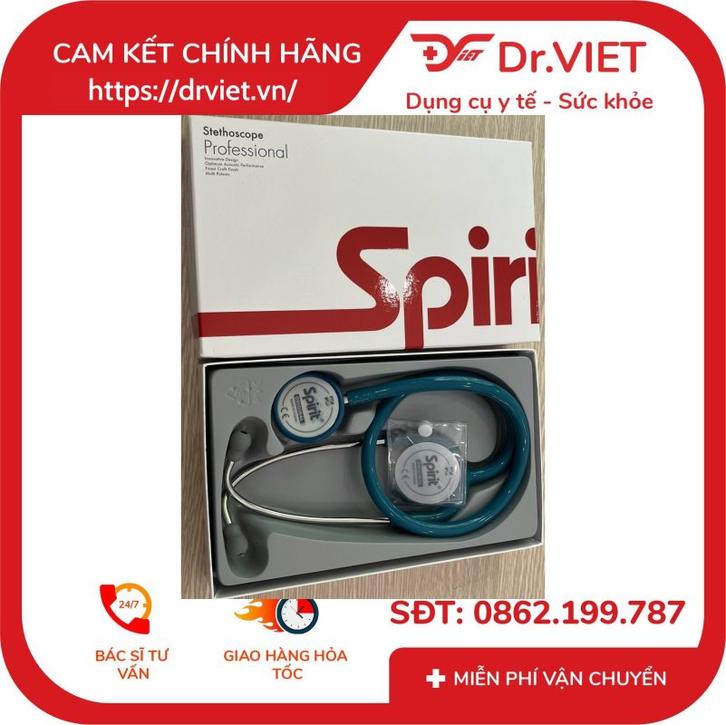 Ống nghe y tế 1 mặt đa tần Spirit CK-M601P 12 Ống nghe y tế 1 mặt đa tần Spirit CK-M601P
