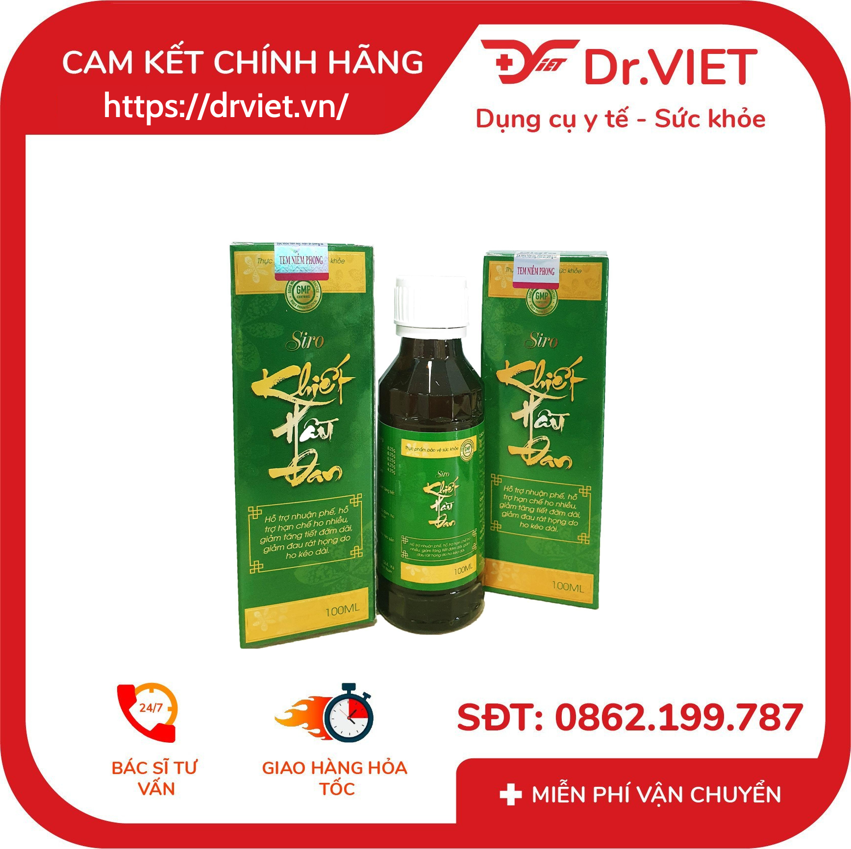 Siro Khiết Hầu Đan giảm ho đau rát họng 6 Siro Khiết Hầu Đan giảm ho đau rát họng